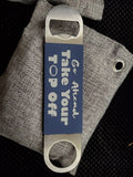 Bottle Opener with silicone grip