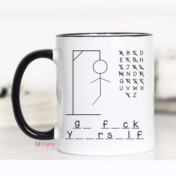 Funny Hangman Mug