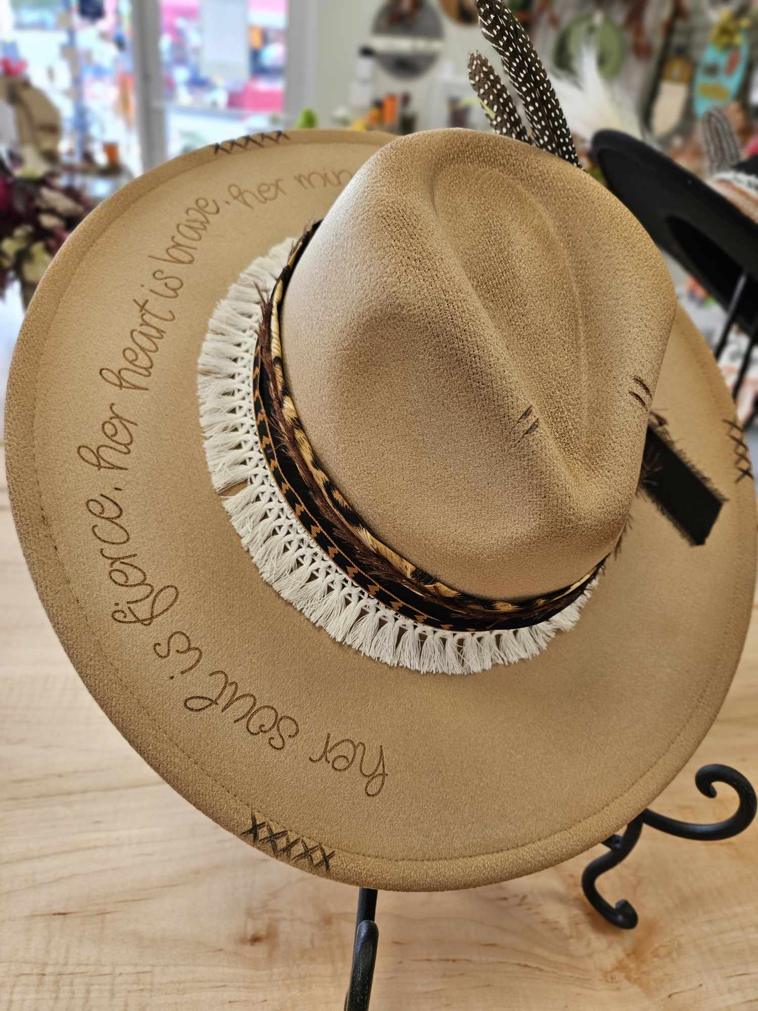 Custom Wide Brim Hat Bar – Beyond Laser Creations display picture 1