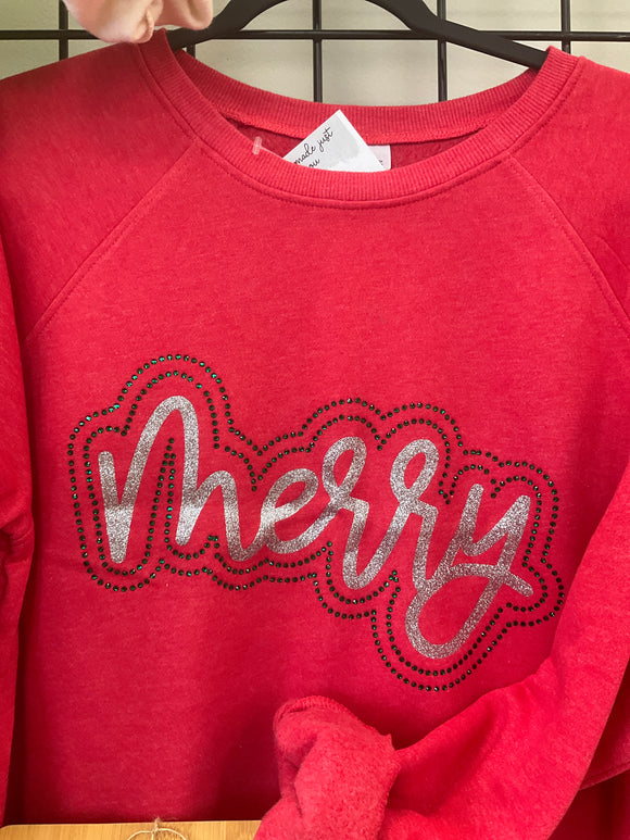 Merry Bling crew neck