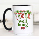 Well Hung Christmas Mug