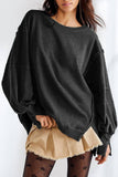 Long Sleeve Crewneck Sweatshirt PRAY APPLIQUE
