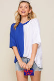 Game Day Multi Color Knit Top