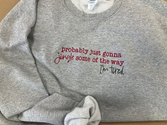 Jingle some of the way crewneck