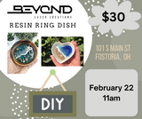 DIY Resin Art Ring Dish