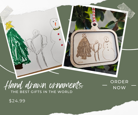 Hand drawn Christmas ornament