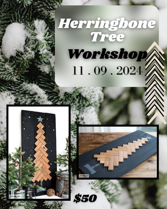 Herringbone Wood Tree Workshop