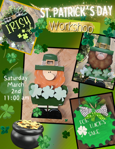 St Patrick's Day workshop