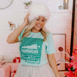 Christmas Graphic Tee Funny Holiday Shirt Tree Car Design