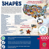 250th Anniversary United States of America 1000 Piece Shaped Jigsaw Puzzle