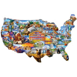 250th Anniversary United States of America 1000 Piece Shaped Jigsaw Puzzle