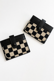 Checkered Crossbody Fanny Pack | Slim Card Holder | Wallet