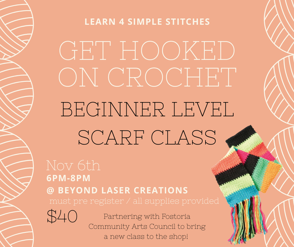 DIY CROCHET SCARF LESSON