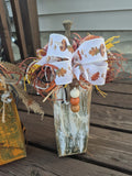 Wooden post pumpkin Workshop