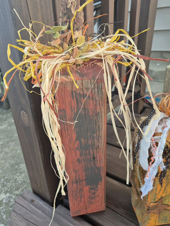 Wooden post pumpkin Workshop