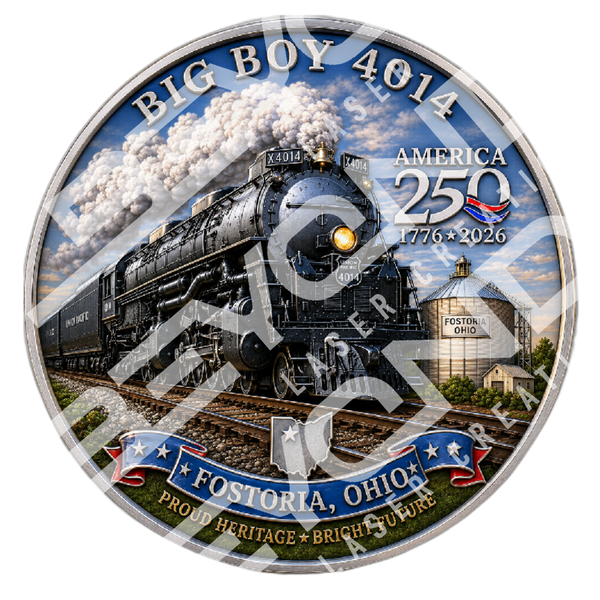 その他 BIG BOY Big Boy 4014 America's Anniversary Fostoria, OH challenge coin