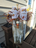 Wooden post pumpkin Workshop