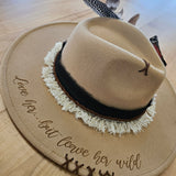 Custom Wide Brim Hat Bar