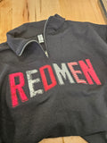 Team 1/4 zip Embroidered Applique
