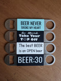 Bottle Opener with silicone grip