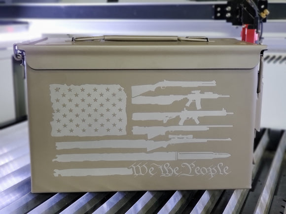 Engraved ammo boxes