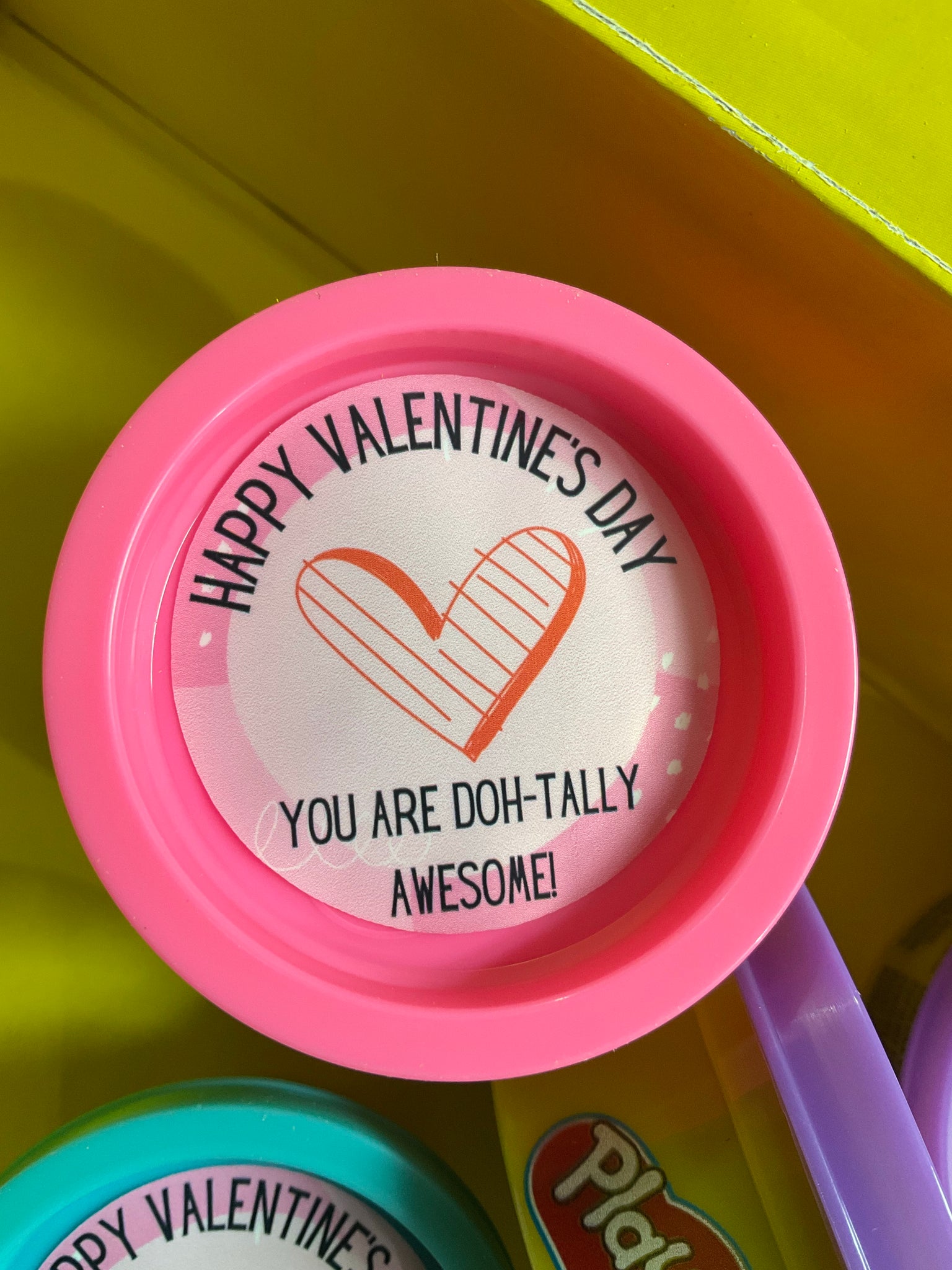 Mini play-doh Valentine's Day gift – Beyond Laser Creations